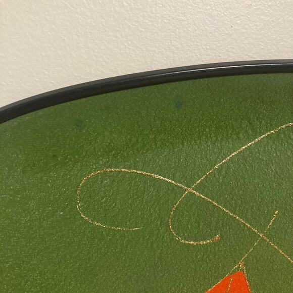 Vintage Autumn Motif Serving Tray by Tilso Japan 1960s Tray with Fall Leaves MCM - Picture 4 of 8